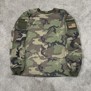 Valken Tactical Men's Military Paintball Shirt Camo Tac Army Green Size M